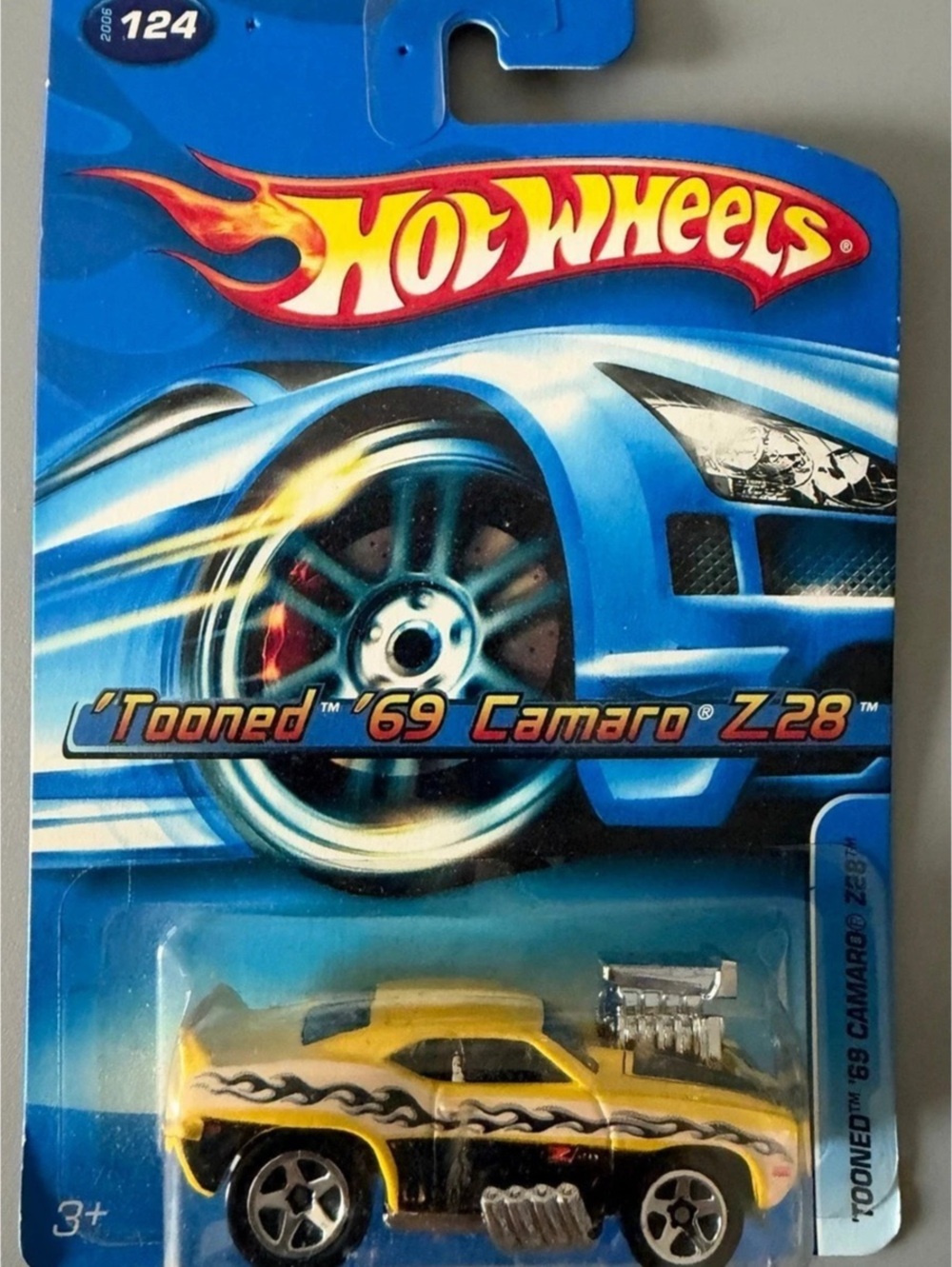 Hot Wheels 'Tooned'69 Camaro Z28 Yellow